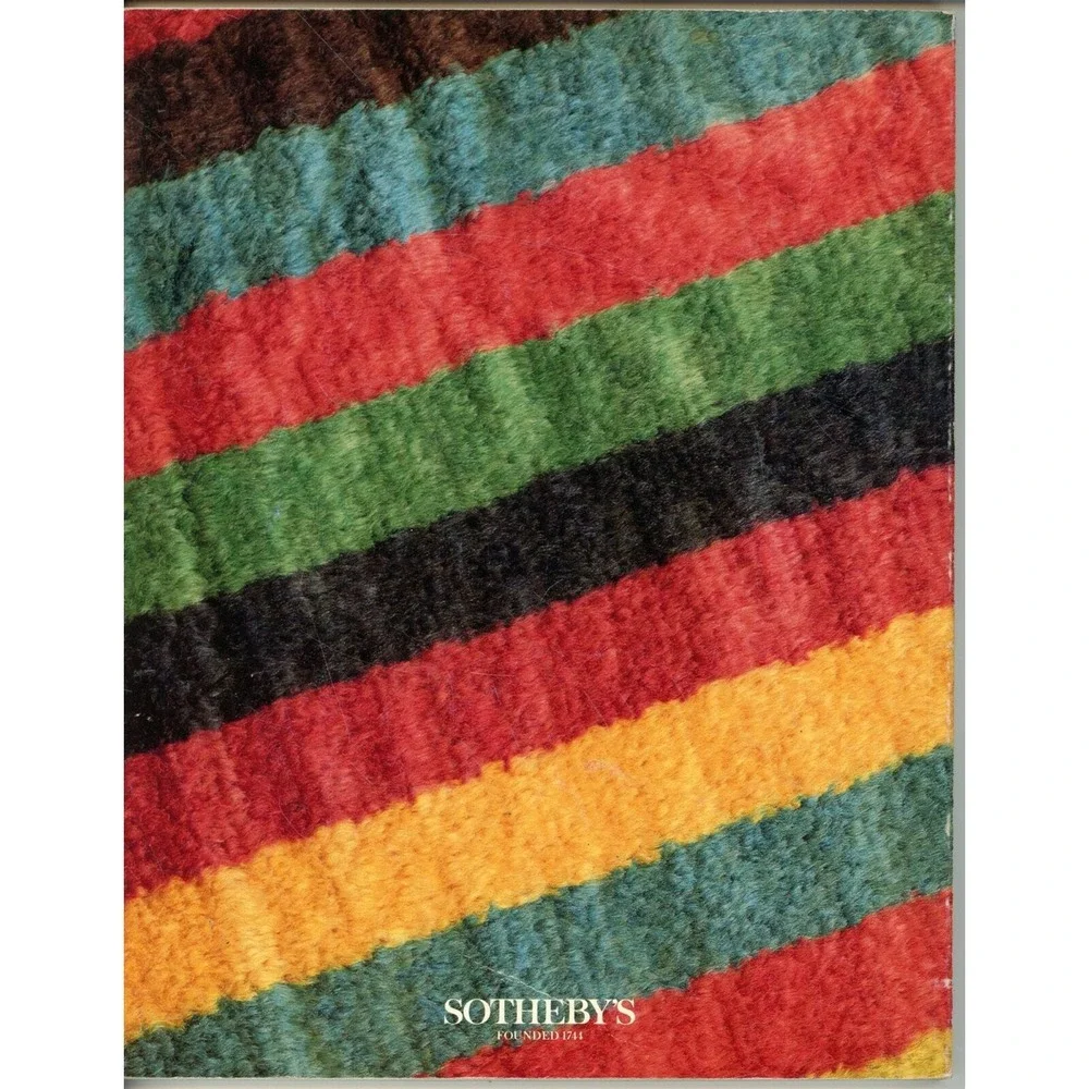 Sotheby's Auction Catalog June 9 1990 Fine Oriental and European Carpets NY Sale